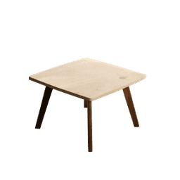 Granite square side table